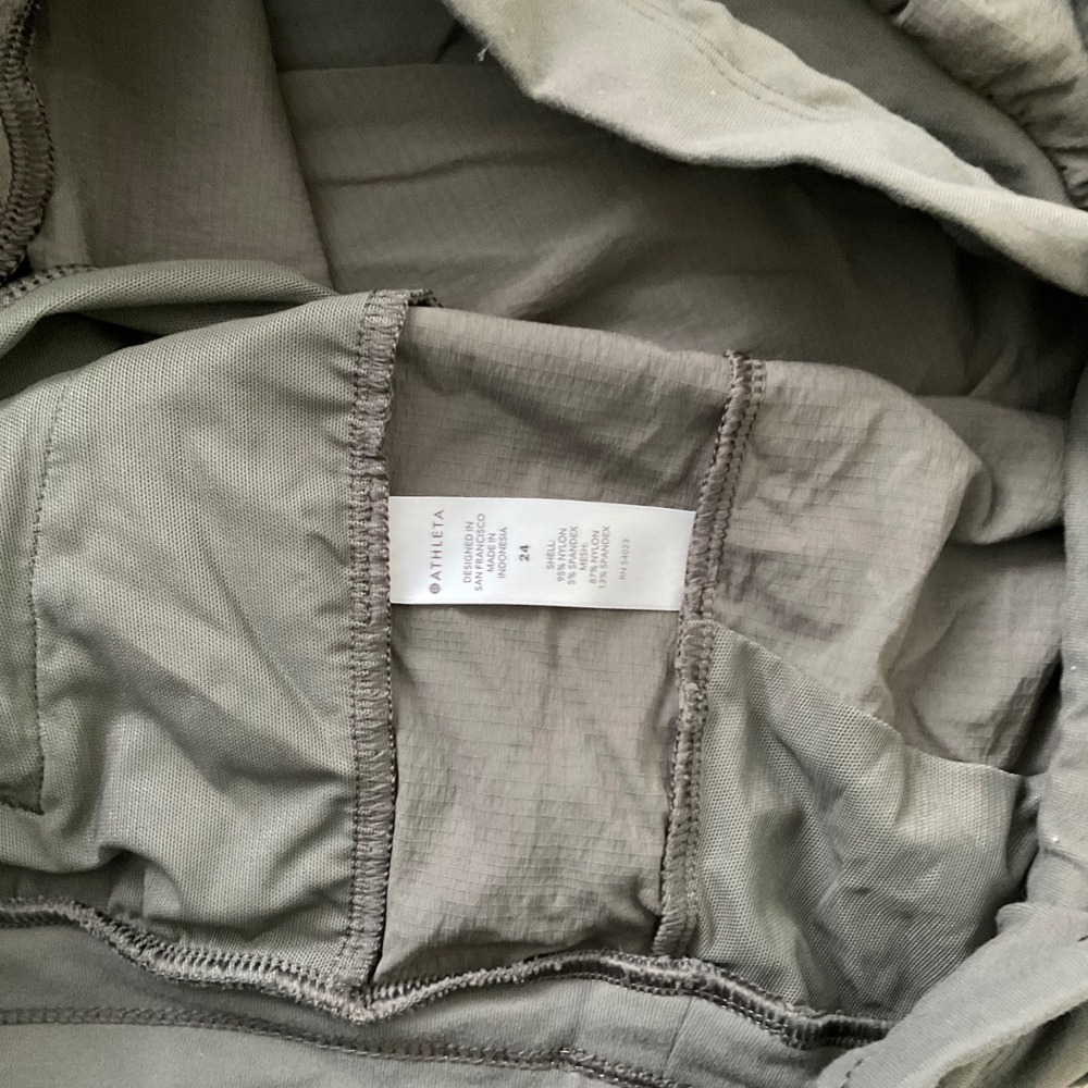 Athleta Trekkie North Joggers Womens 24 Green Hiking Travel Pants - Picture 5 of 7